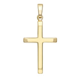 9ct Gold Polished Cross Pendant