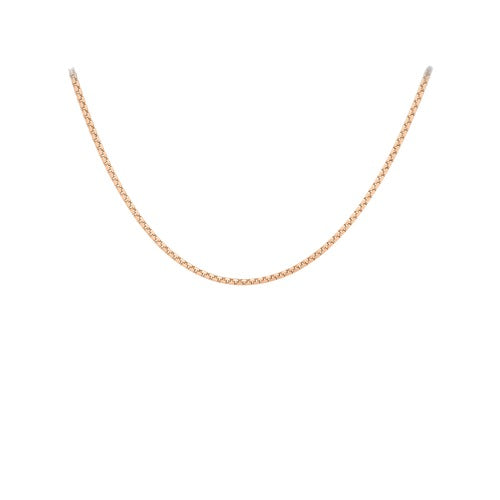 9ct Rose Gold 36 Box 20" Belcher Chain