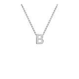 9ct White Gold "A-Z" Initial Necklace