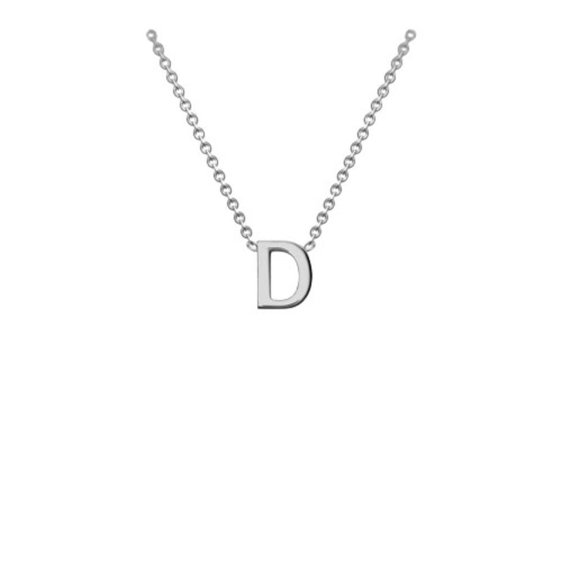 9ct White Gold "A-Z" Initial Necklace