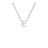 9ct White Gold "A-Z" Initial Necklace