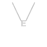 9ct White Gold "A-Z" Initial Necklace