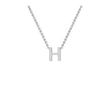 9ct White Gold "A-Z" Initial Necklace