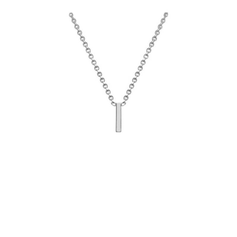 9ct White Gold "A-Z" Initial Necklace