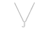 9ct White Gold "A-Z" Initial Necklace