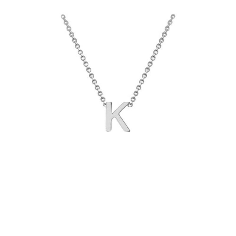 9ct White Gold "A-Z" Initial Necklace