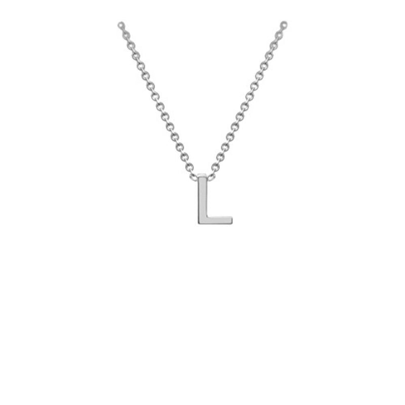 9ct White Gold "A-Z" Initial Necklace