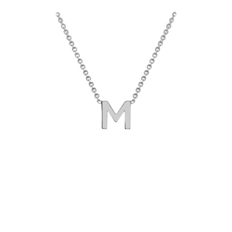 9ct White Gold "A-Z" Initial Necklace