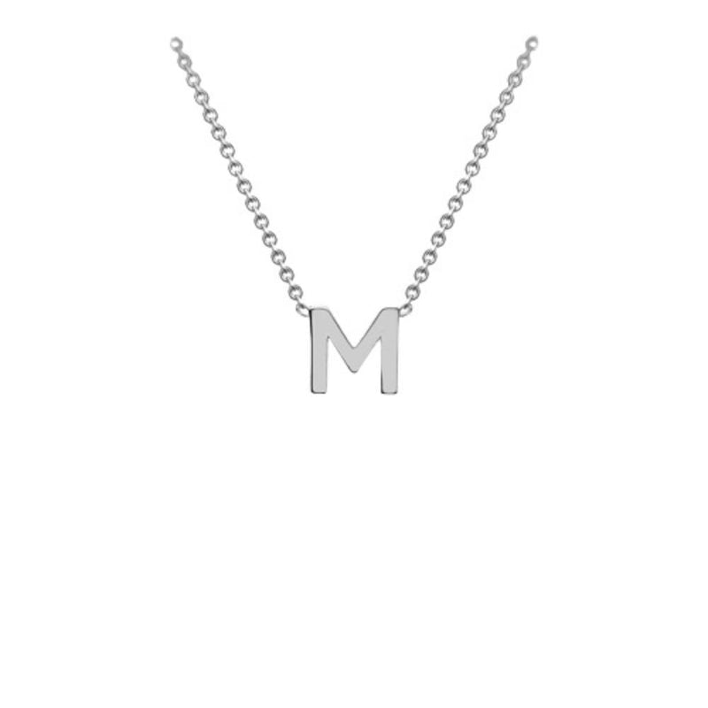 9ct White Gold "A-Z" Initial Necklace