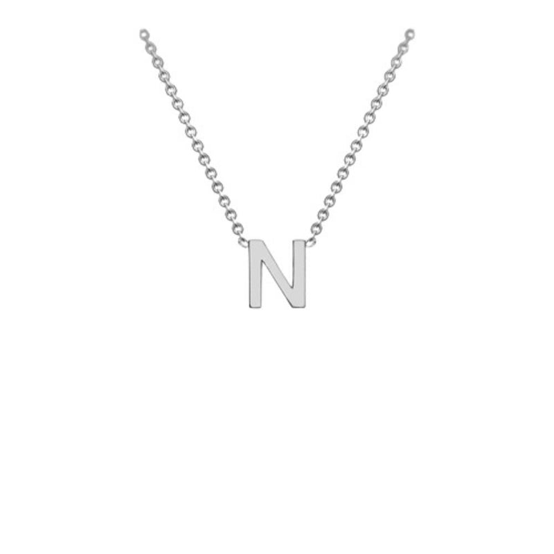 9ct White Gold "A-Z" Initial Necklace