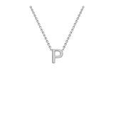 9ct White Gold "A-Z" Initial Necklace