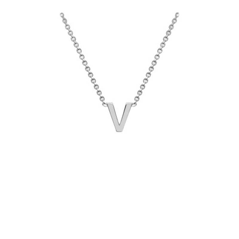 9ct White Gold "A-Z" Initial Necklace