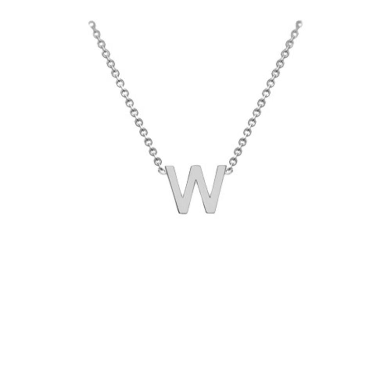 9ct White Gold "A-Z" Initial Necklace