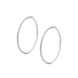 Carat London Sterling Silver Paloma Hoop Earrings