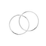 Carat London Sterling Silver Paloma Hoop Earrings