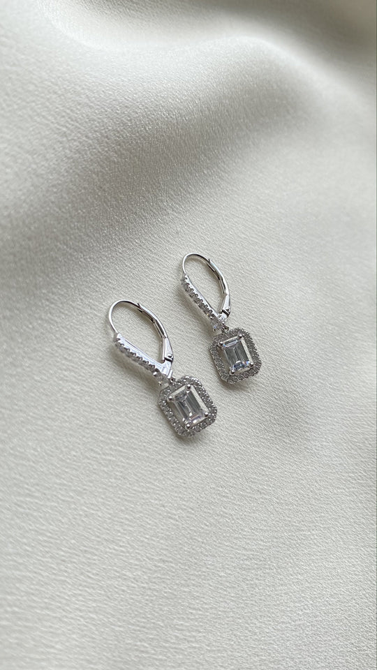 Carat London Sterling Silver Moxie Drop Earrings