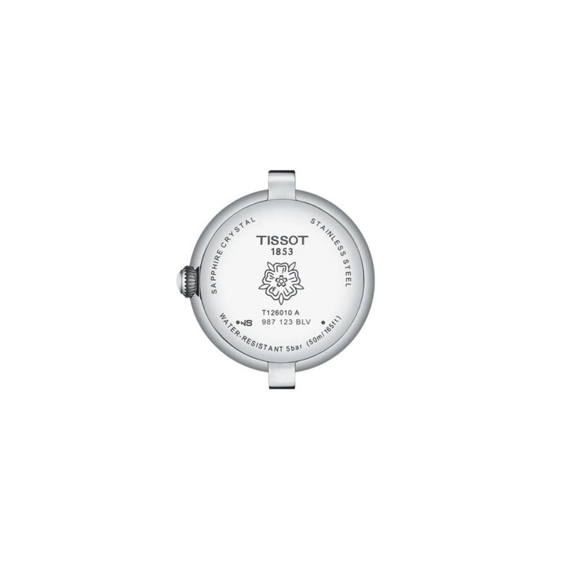 Tissot Bellissima Quartz Black Leather White Dial 26mm Watch T1260101601300
