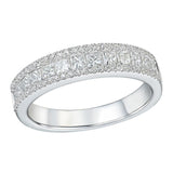 Platinum Cluster Diamond Ring