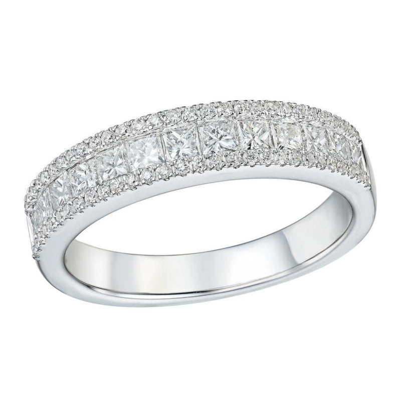 Platinum Cluster Diamond Ring