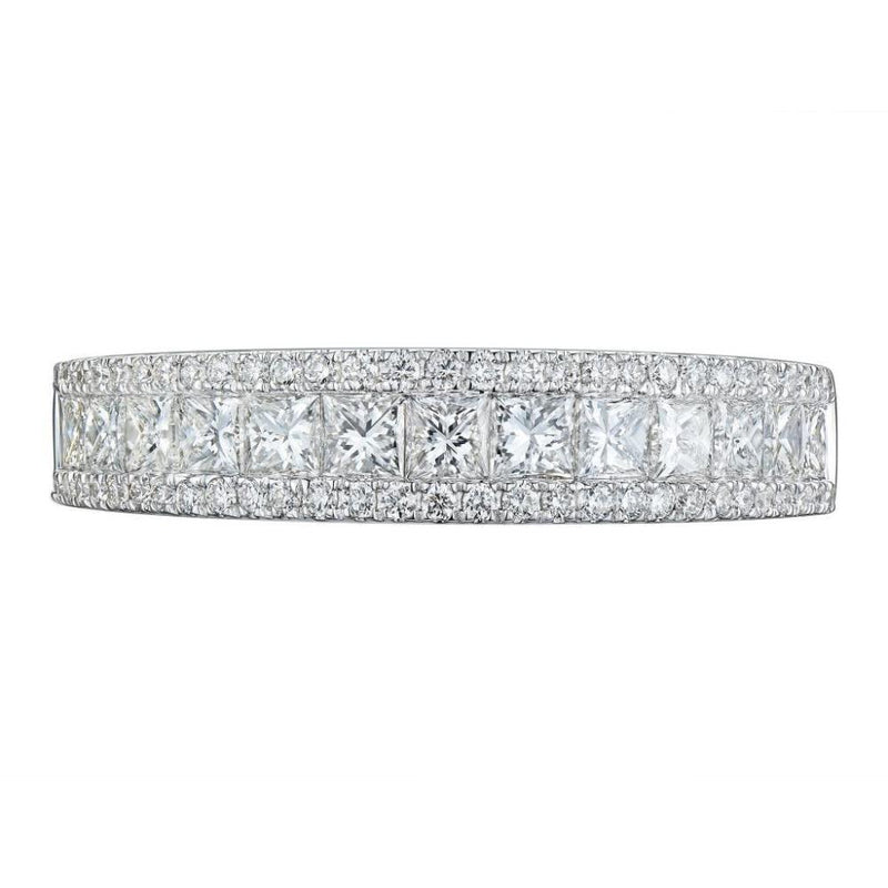 Platinum Cluster Diamond Ring
