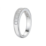 Platinum Cluster Diamond Ring
