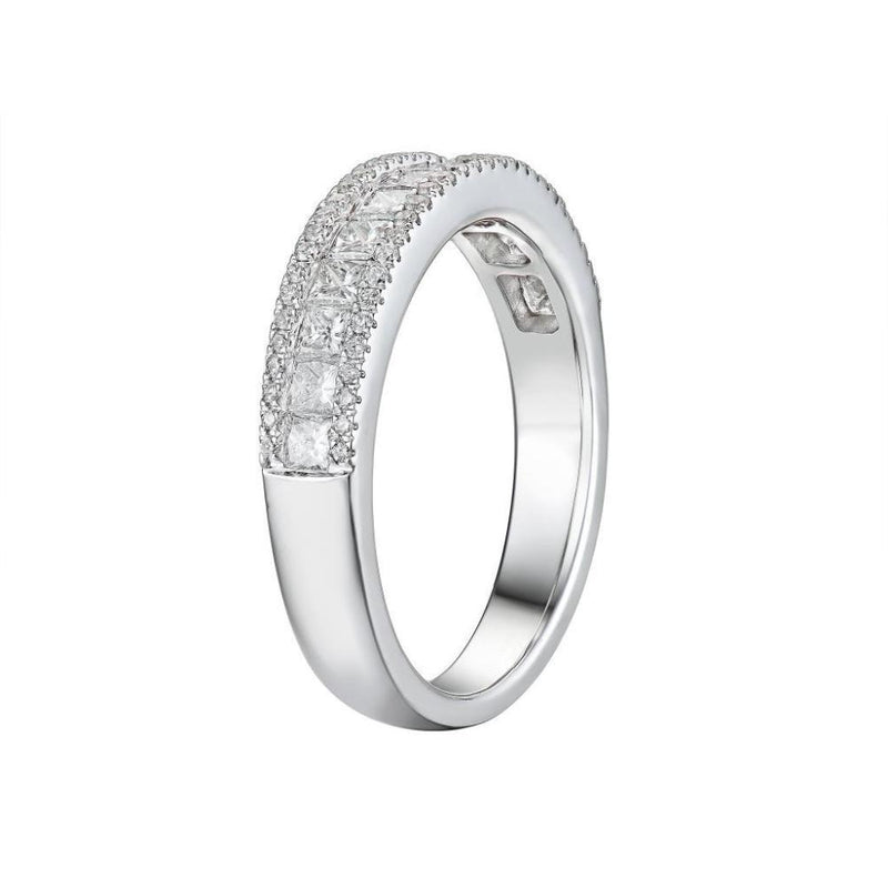 Platinum Cluster Diamond Ring
