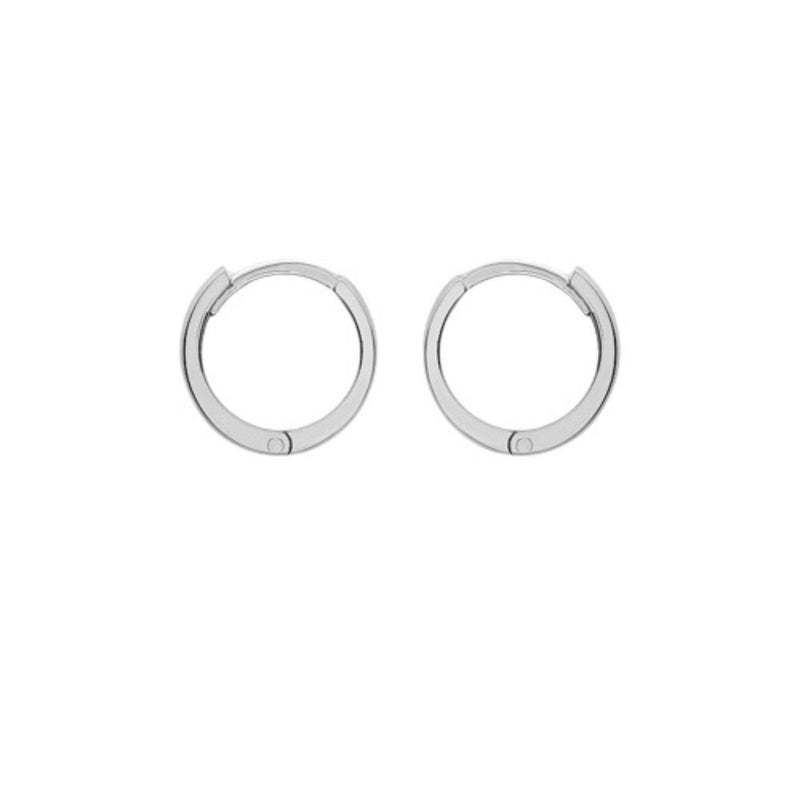 18ct Gold Huggie Hoop Creole Earrings