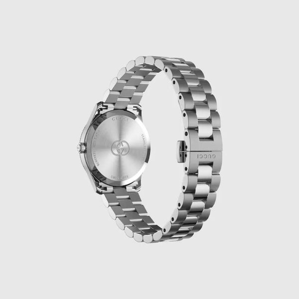 Gucci G-Timeless Quartz Pink Mother of Pearl Dial 29mm Ladies Watch YA1265062
