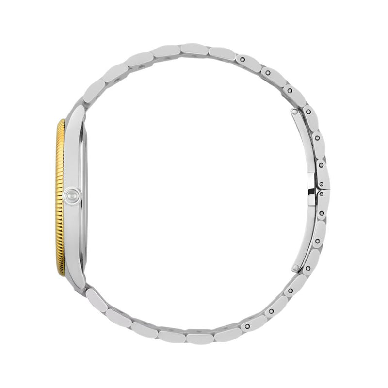 Gucci G-Timeless Quartz Gold Plated Bezel 38mm Watch YA1264233