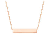 9ct Gold Bar Necklace