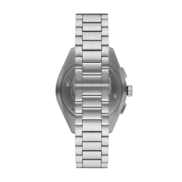 Emporio Armani Claudio Quartz Silver Steel Blue Dial 43mm Mens Watch AR11541