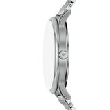 Emporio Armani Minimalist Quartz Silver Steelm Blue Dial 39mm Watch AR11674