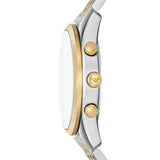 Emporio Armani Antonio Quartz Two Tone Steel Black Dial 41mm Watch AR11713