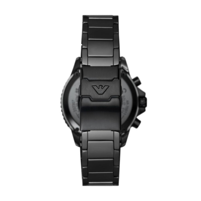 Emporio Armani Diver Quartz Black Ceramic 43mm Watch AR70010