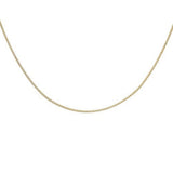 9ct Gold 40 Diamond Cut Curb Chain 22"