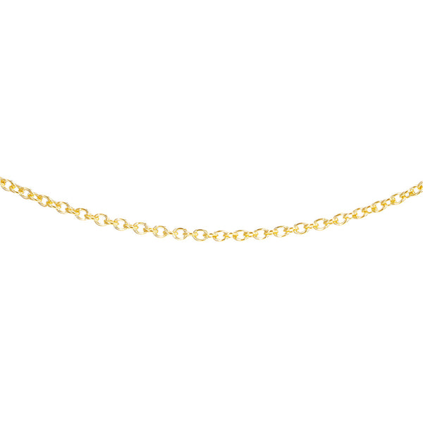 9ct Gold Trace Adjustable Chain