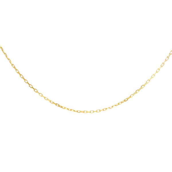 9ct Gold Diamond Cut Trace Chain