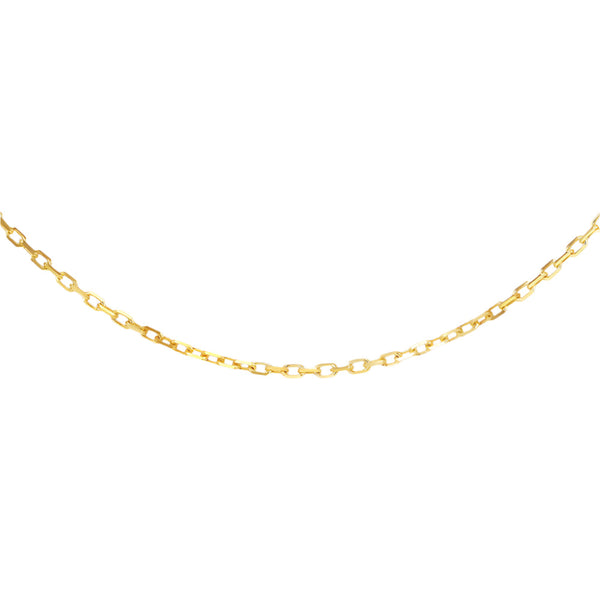 9ct Gold Diamond Cut Trace Chain