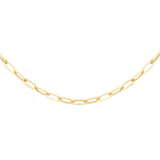 9ct Gold Paper Chain 18"