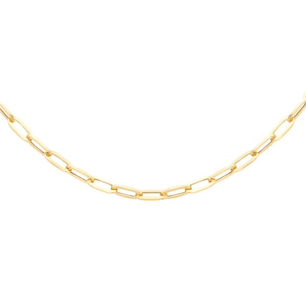 9ct Gold Paper Chain 18"