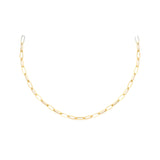9ct Gold Paper Chain 18"