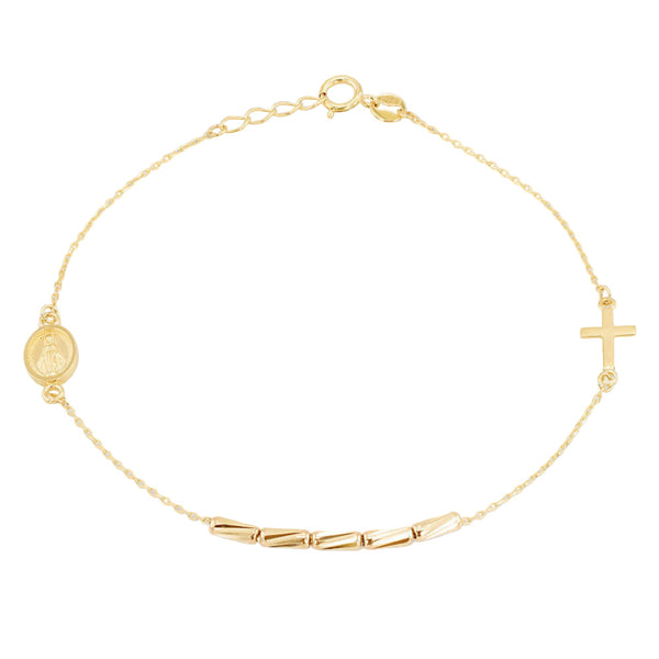 9ct Gold Rosary Bracelet