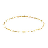 9ct Gold Paper Chain Bracelet