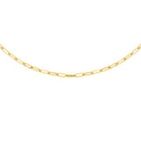 9ct Gold Paper Chain 24"