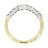 18ct Gold Eternity Shaped Diamond Ring