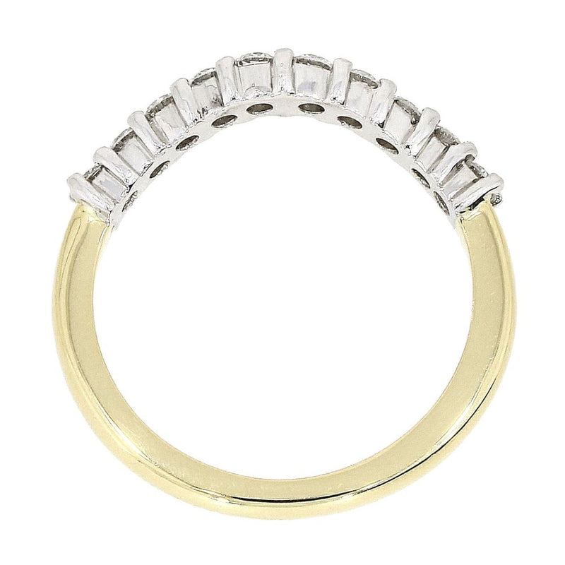 18ct Gold Eternity Shaped Diamond Ring