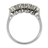Platinum Four Stones Diamond Ring