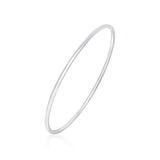 Sterling Silver Round Bangle