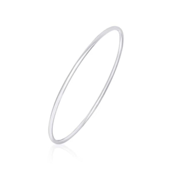 Sterling Silver Round Bangle