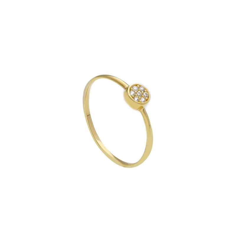 9ct Gold Cluster Cubic Zirconia Ring